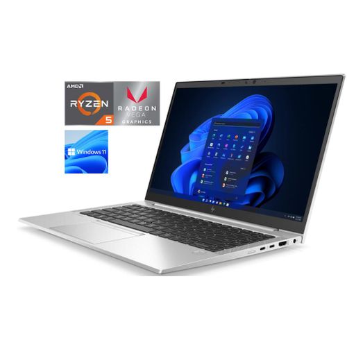 Hp EliteBook 845 AMD RYZEN 5 PRO-16GB RAM/256GB SSD/Backlit Keyboard/FP Reader Win11 Pro +BAG