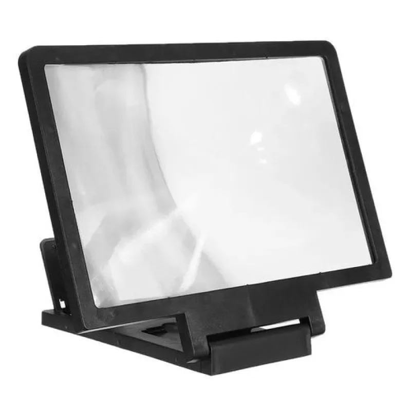 3D Mobile Phone Screen Magnifier HD Amplifying Stand Folding Holder view 3