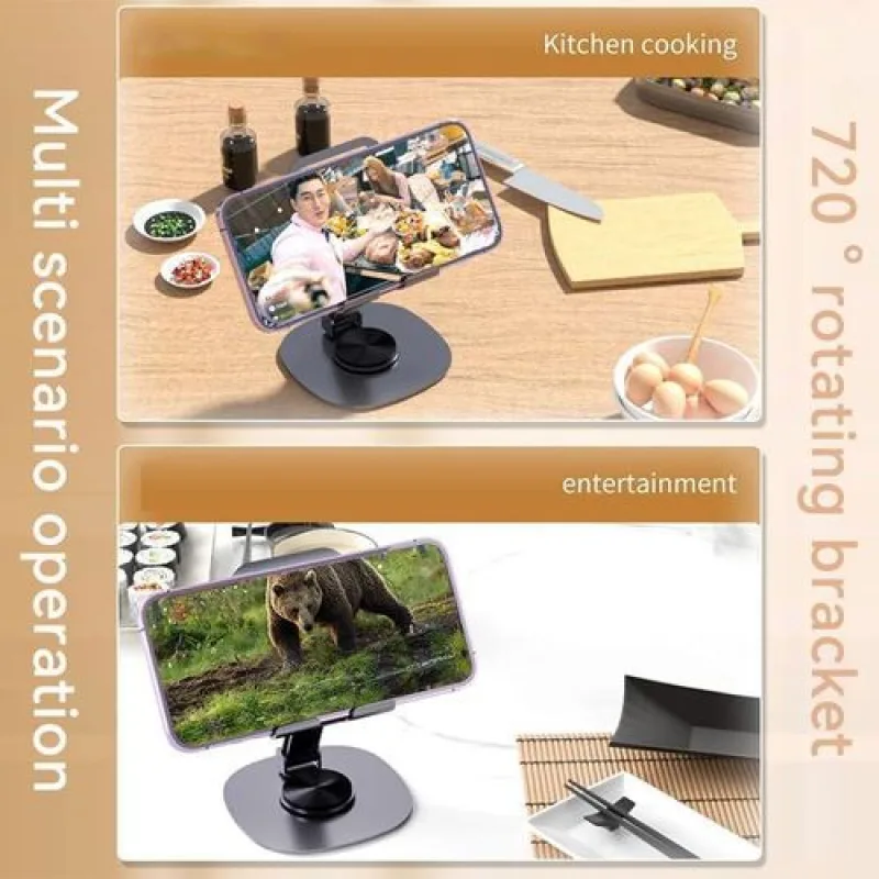 Adjustable Foldable Phone Stand - Portable, Multi - Angle for Desk &amp; On - the - Go Use view 4