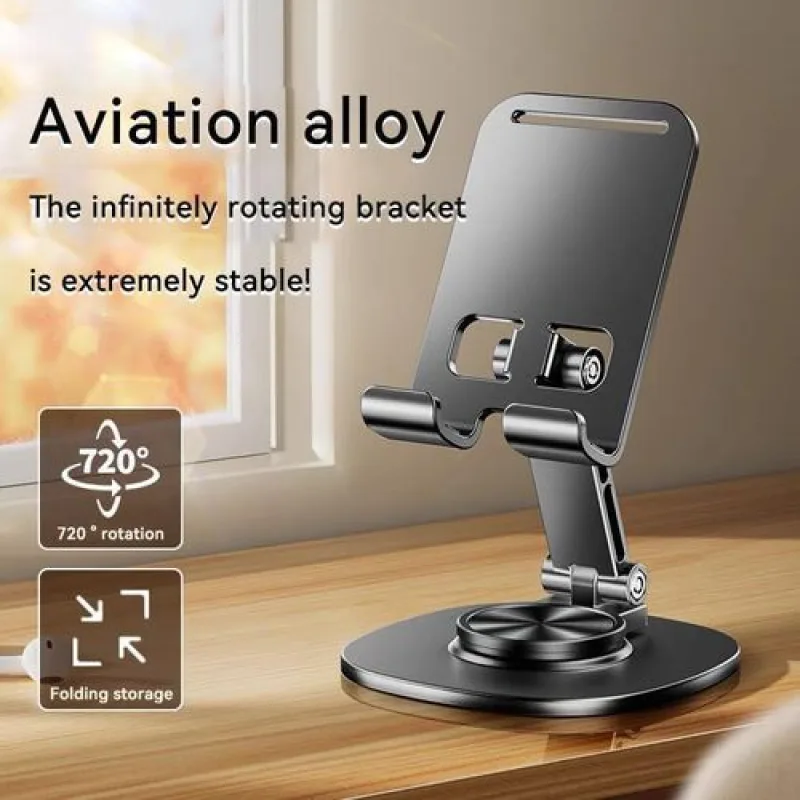 Adjustable Foldable Phone Stand - Portable, Multi - Angle for Desk &amp; On - the - Go Use view 5