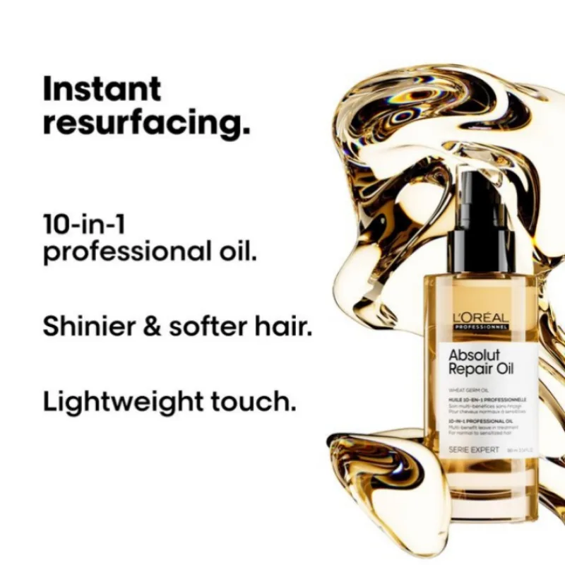 L’Oréal Professionnel Absolut Repair 10-in-1 Leave-In Hair Oil (90ml) view 2